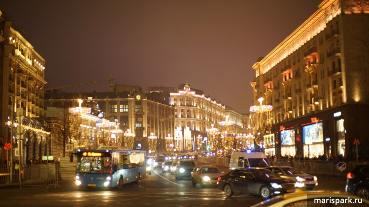 Москва, Красная площадь. 29 декабря 2017 год