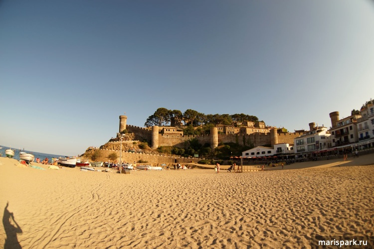 Tossa de mar пляж