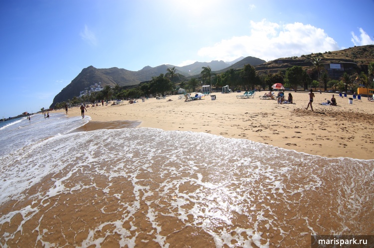 Playa Las Teresitas. Линза: Zenitar Fisheye
