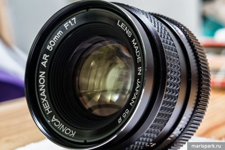 Konica Hexanon AR 50mm/f1.7