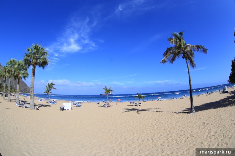 Playa Las Teresitas. Линза: Zenitar Fisheye